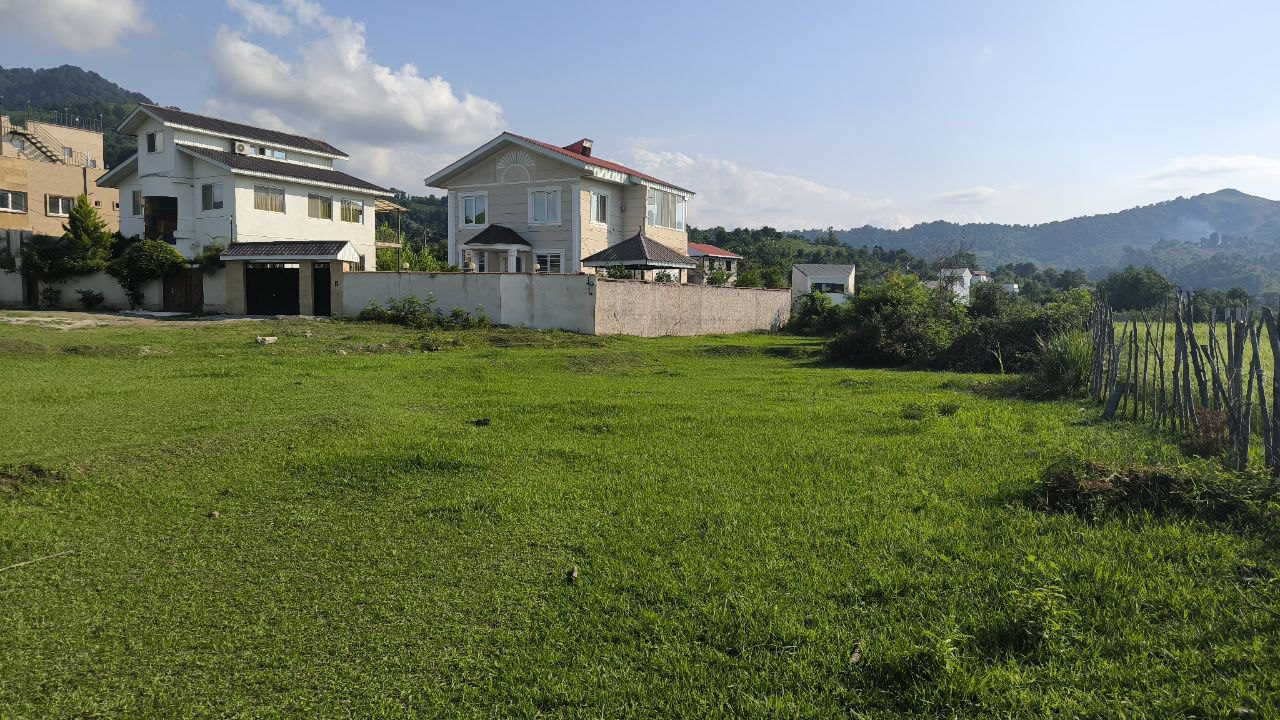 زمین مسکونی 613 متری در روستای ازبرم