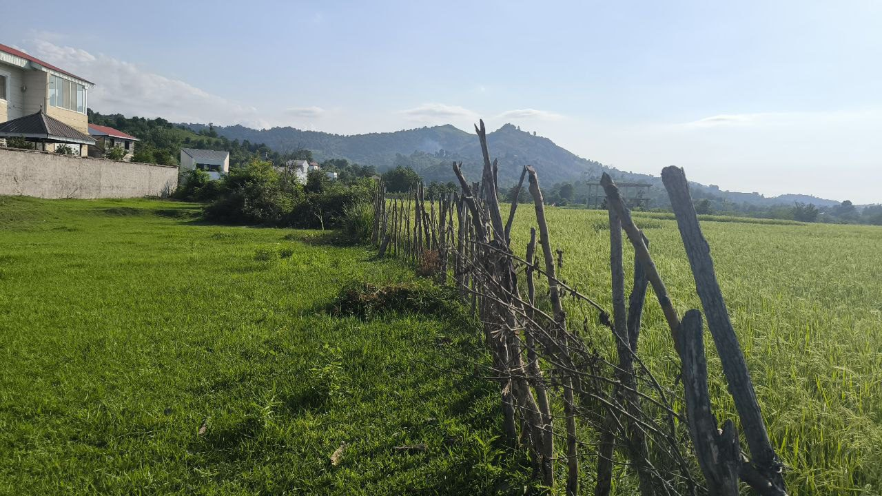 زمین مسکونی با قابلیت ساخت در روستای ازبرم